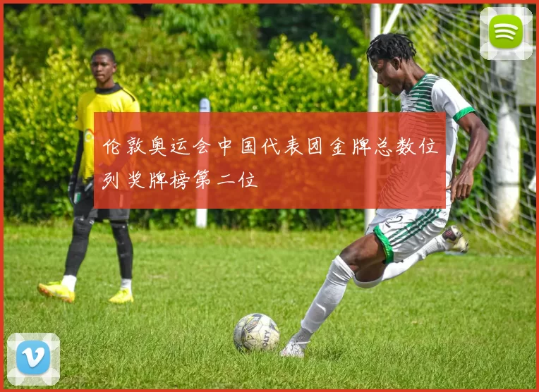 伦敦奥运会中国代表团金牌总数位列奖牌榜第二位